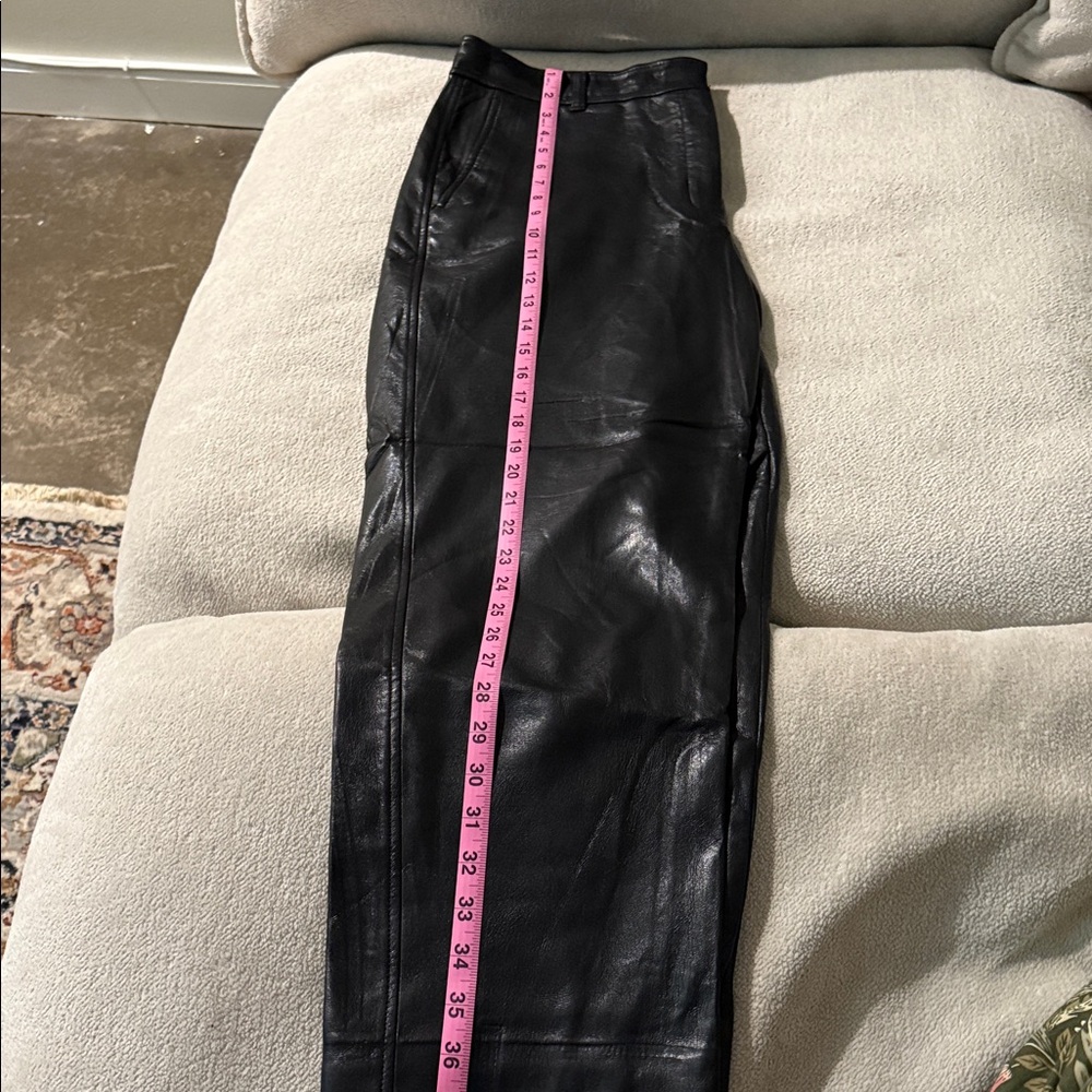 Aritzia Black Leather Pants - Picture 5 of 10
